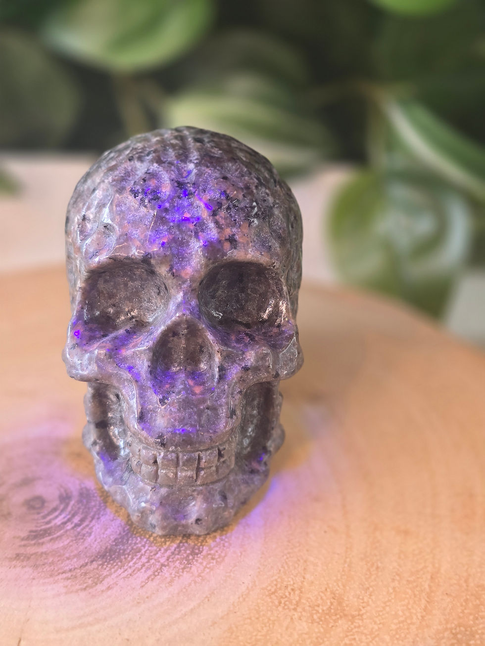 Thumbnail: Yooperlite Skull - 468g - 9cm x 7cm x5cm