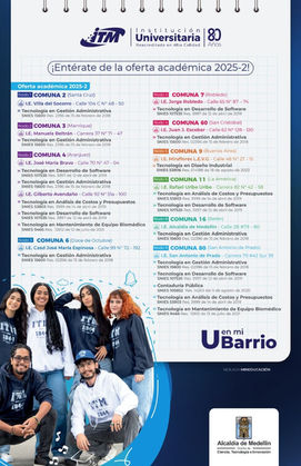 ¿Quieres estudiar cerca de tu casa y sin pagar PIN? ¡Esta es tu oportunidad!El ITM abrió inscripciones gratuitas para programas de pregrado con el programa U en mi Barrio.