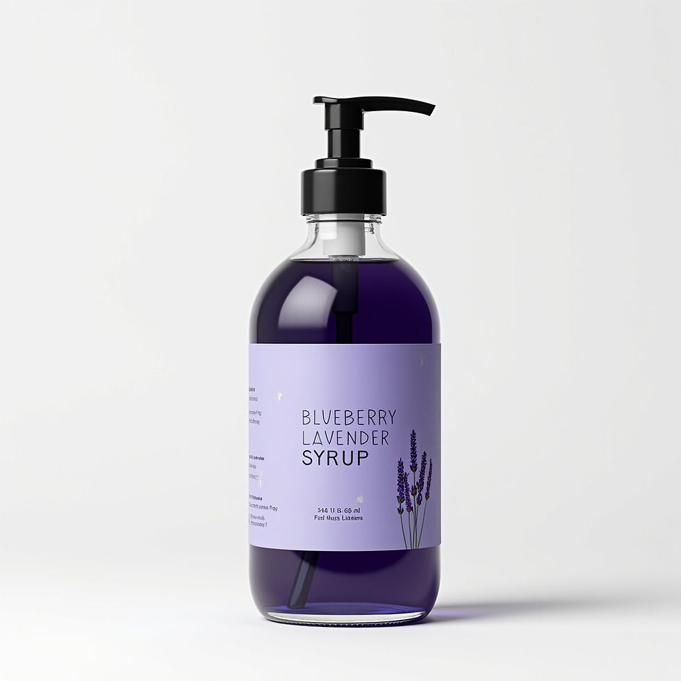 Blueberry Lavender Syrup