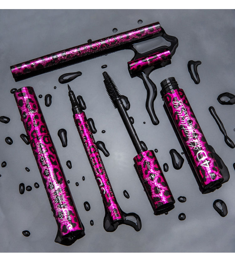 Thumbnail: YANQINA Liquid Eyeliner Pencil 4D Waterproof Mascara Set Cosmetics Eye Liner Thi