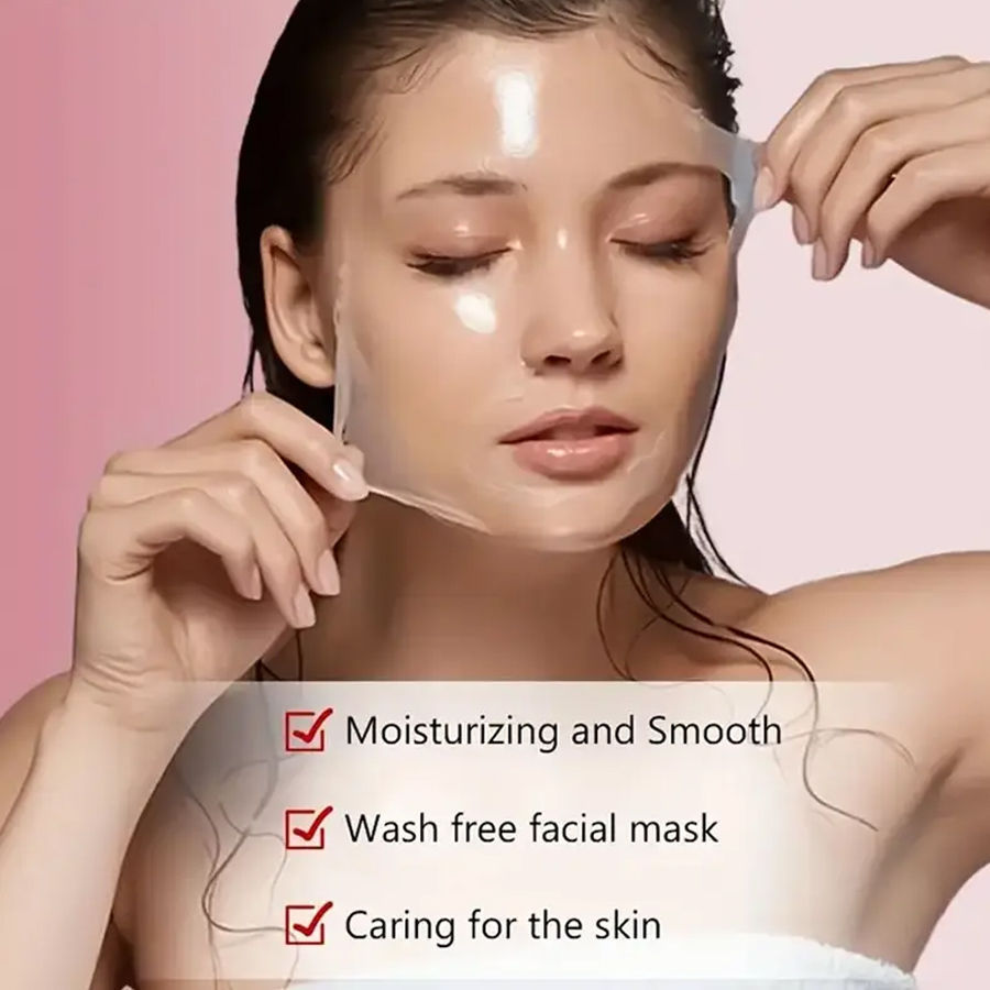 Thumbnail: Collagen Peel Mask, Biotin Collagen Wrap Mask Day and Night, Deep Hydration, Nig