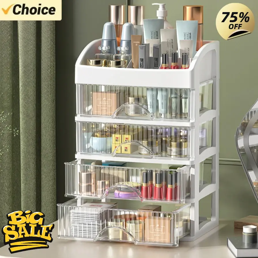 New 1Pc 5-layer Makeup Storage Box Debris Storage Box Drawer-style Dressing Tabl