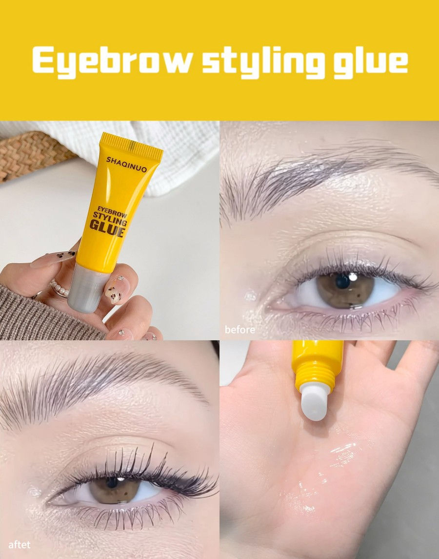 Thumbnail: Eyebrow shaping gel Eyebrow shaping cream with brush Wild eyebrow strong shaping
