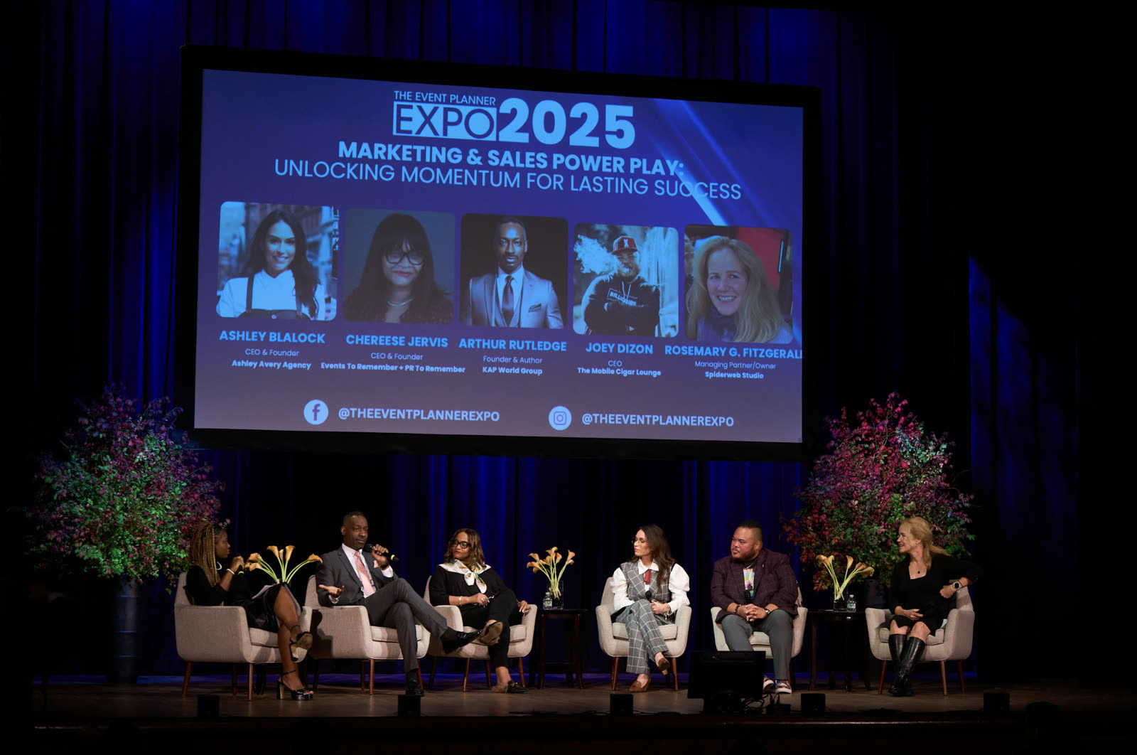 Ashley Blalock on the Marketing & Sales Power Play panel at The Event Planner Expo 2025