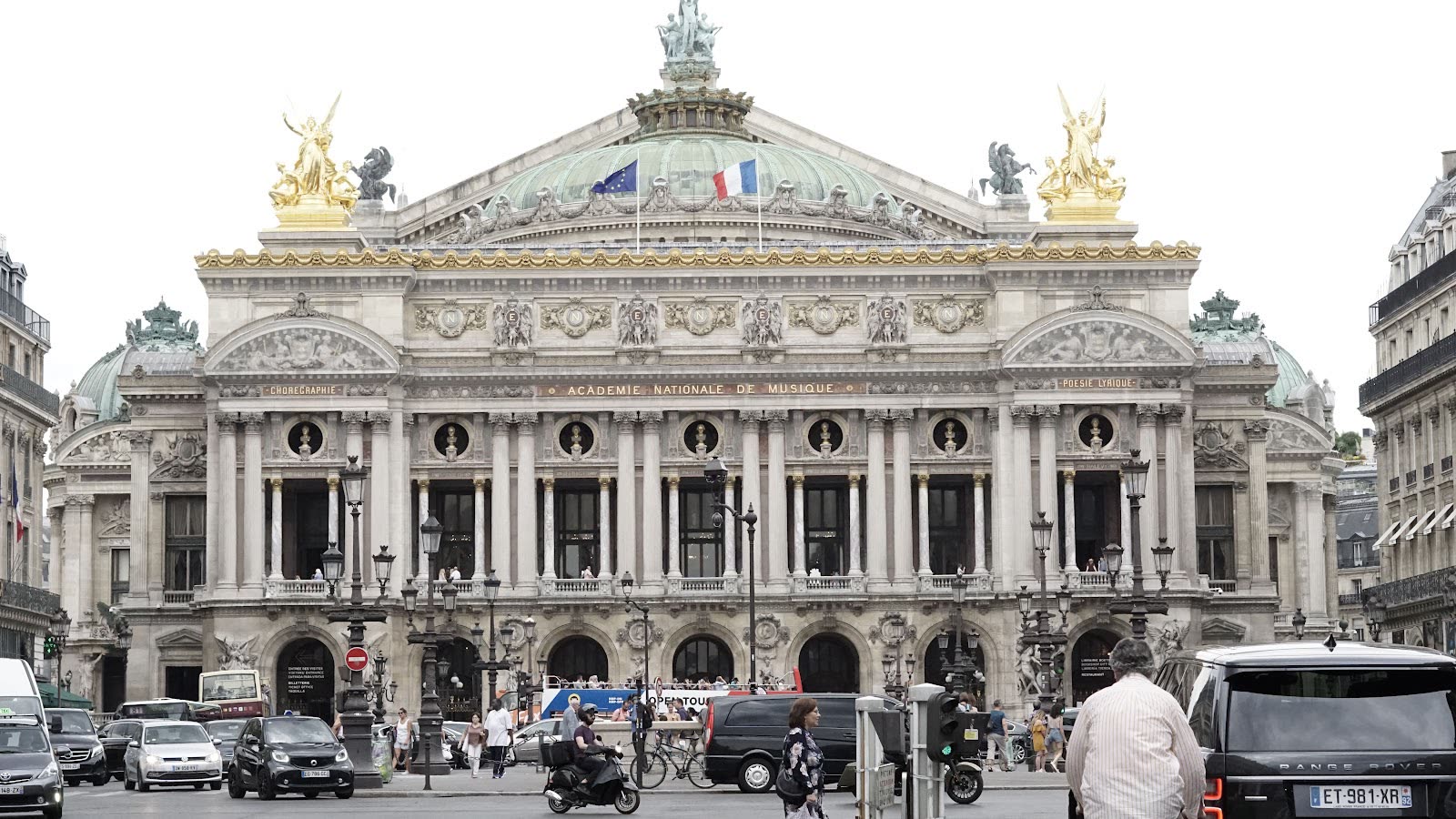 The Palais Garnier in Paris, a venue on the program's French leg