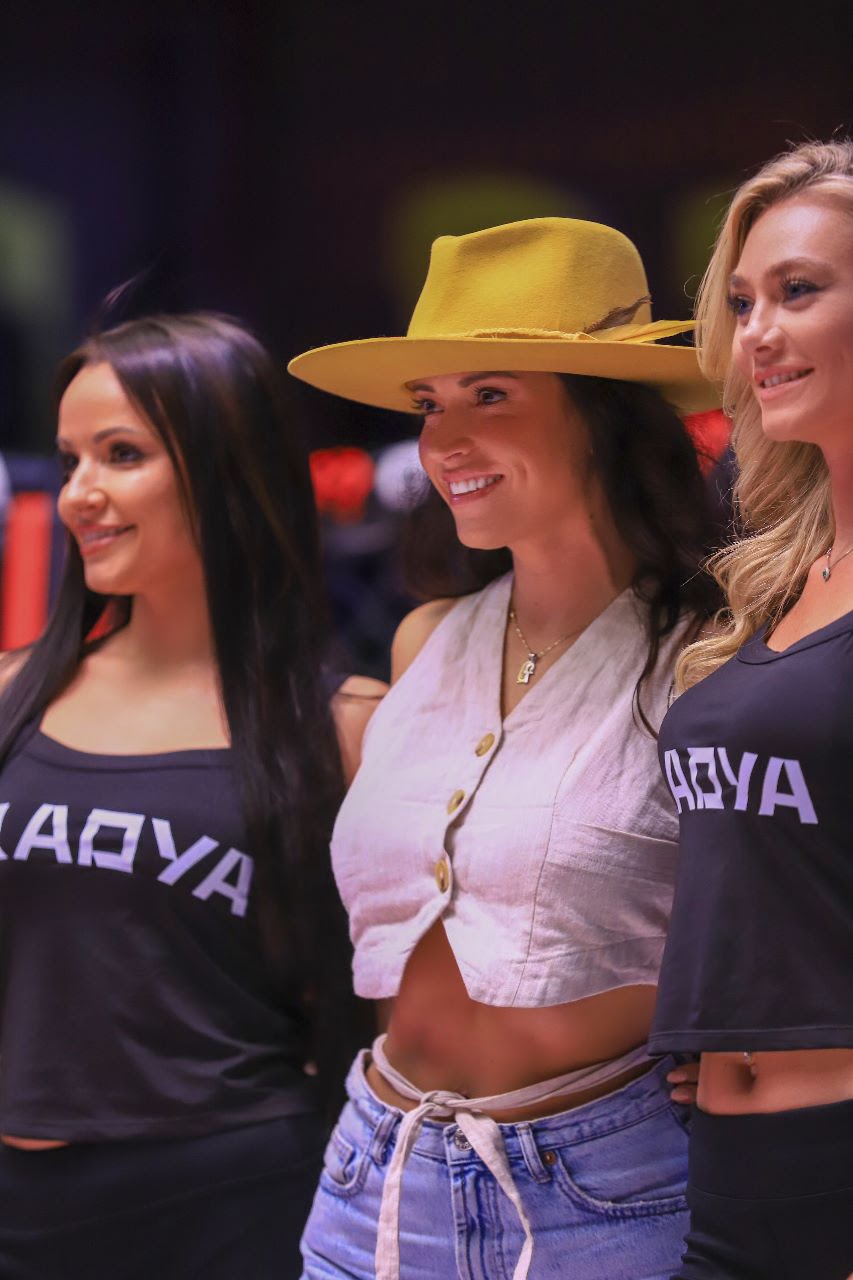 Ashley Avery Agency brand ambassadors on assignment at the Qadya MMA event in Cairo