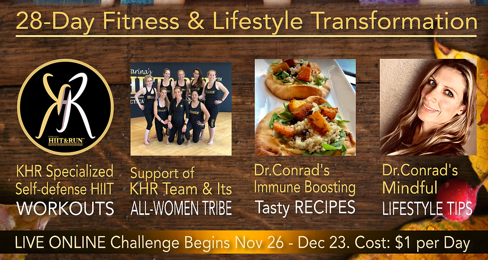 28-Day ONLINE KHR Fitness & Lifestyle Holiday Challenge