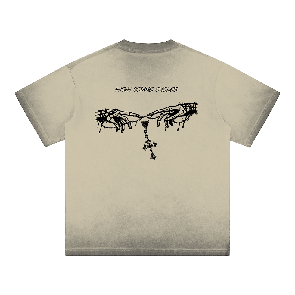 Thumbnail: High Octane Cycles Reverse Dyed Tee