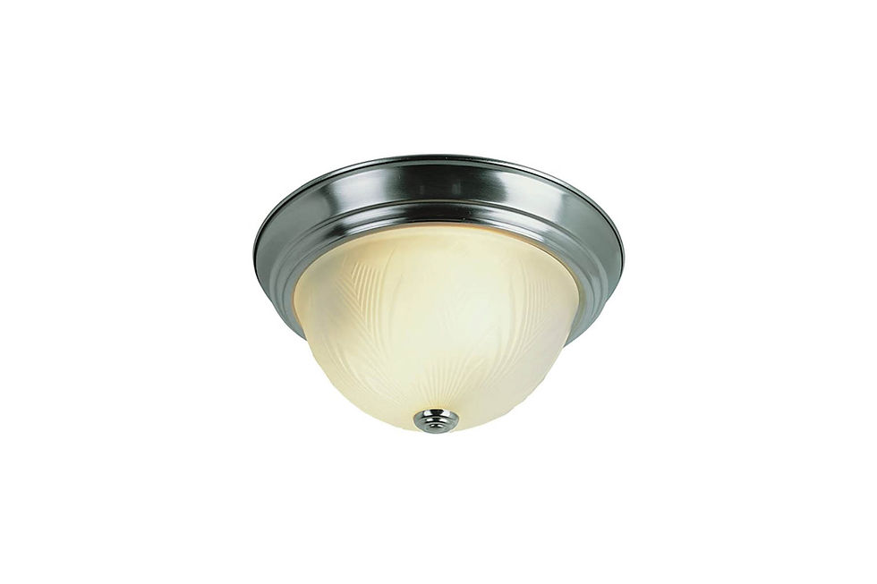 LED58802BN Trans Globe Brushed Nickel Flush Mount Excel Electrical