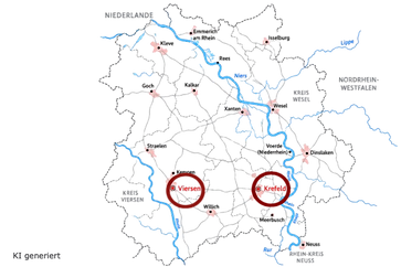 Niederrhein Grafik