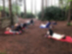 Kettlebell workout outdoors with Forest Fit Clubs