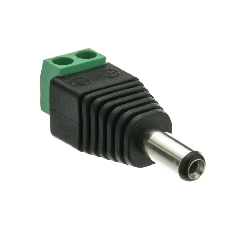 Conector de corriente Macho 3.5mm polarizado / 10pz