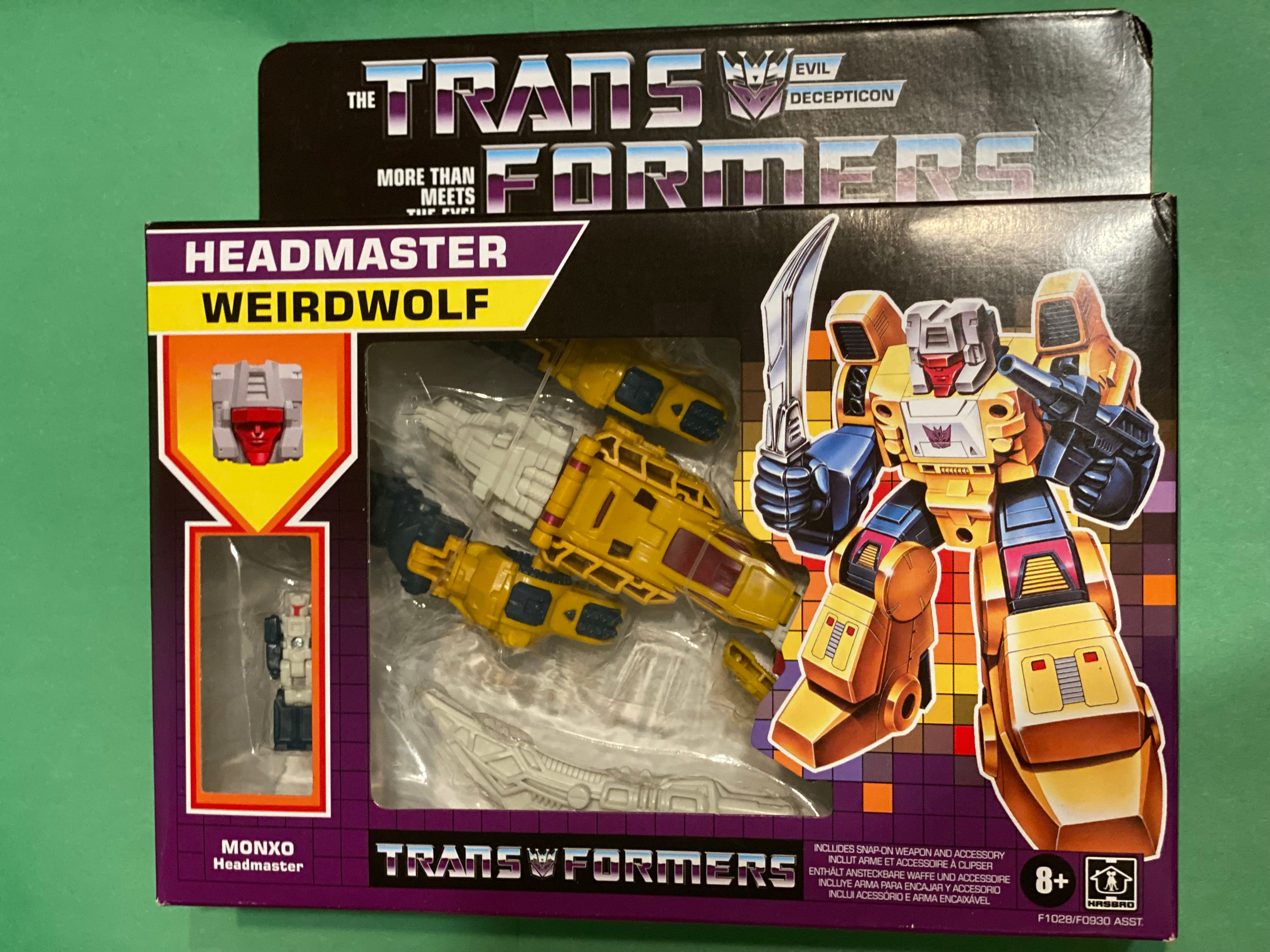 Transformers Generations Retro Headmaster Weirdwolf Collectible Action Figure