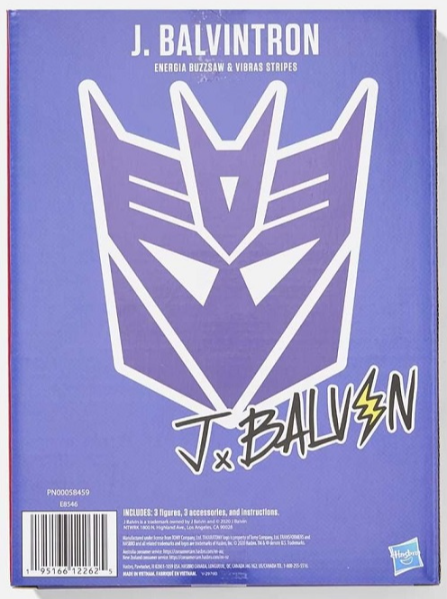 Thumbnail: J. BALVINTRON SET OF 3 | J. BALVIN | TRANSFORMERS G1 COLLABORATIVE 2021