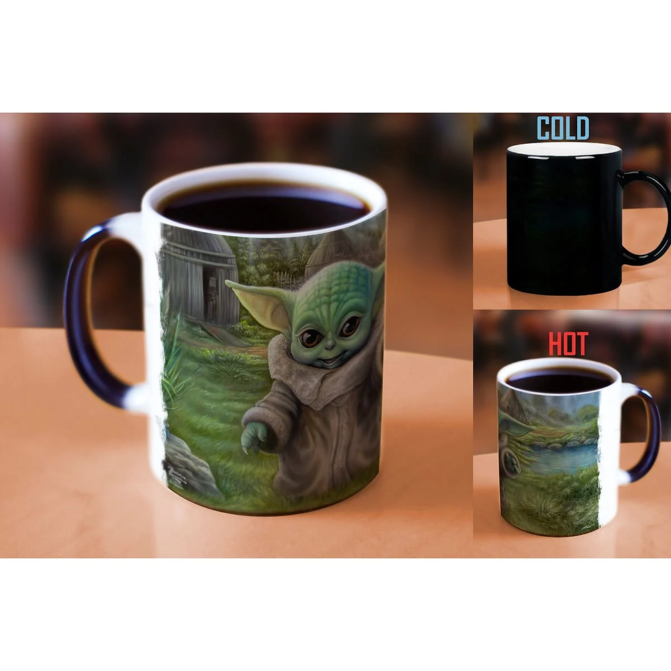 Thumbnail: Star Wars: The Mandalorian Child's Play 11 oz. Heat-Sensitive Morphing Mug