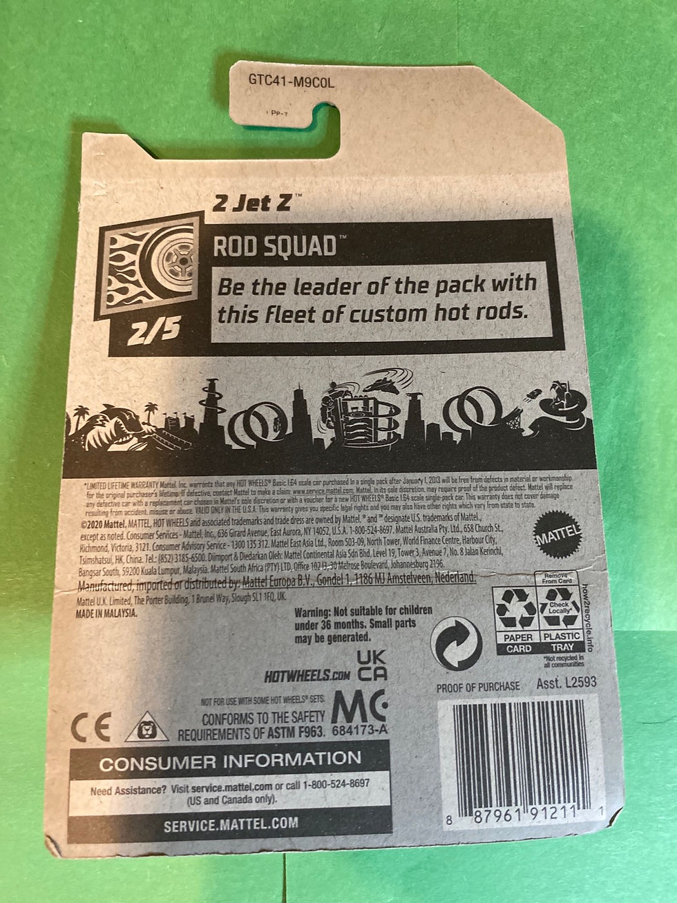 Thumbnail: Hot Wheels ROD SQUAD 2 Jet Z