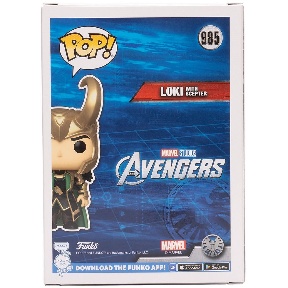 Thumbnail: Pre-Order - Avengers Loki with Scepter Pop! Vinyl Figure - Exclusive