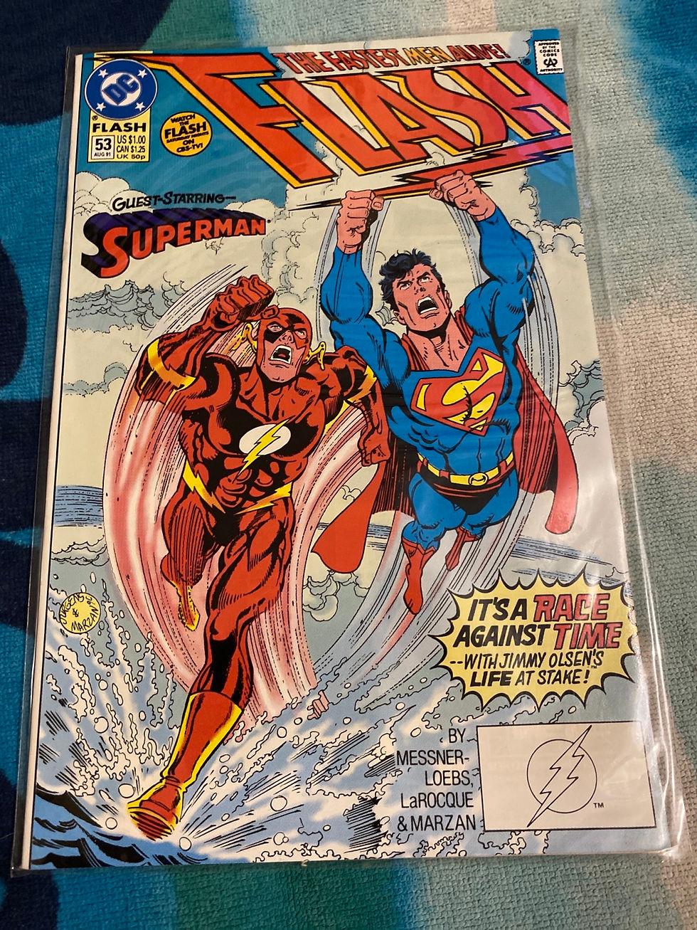 Thumbnail: (Used)DC Comics Flash Aug 91’ #53 Guest Staring Superman
