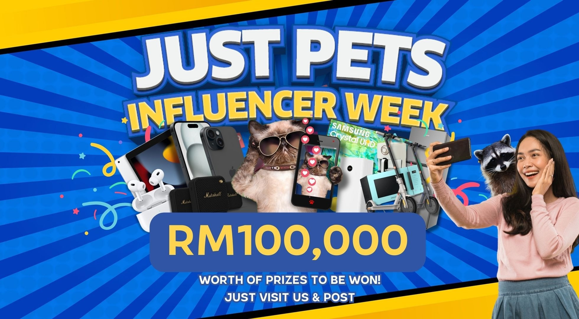 Just Pets Megastore Influencer Week (March) Edvertica