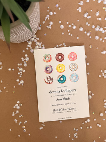 donut baby shower