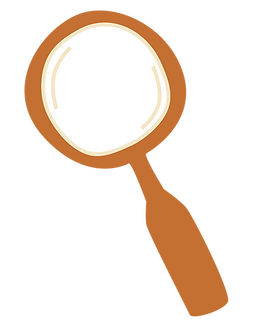 Illustratie van een vergrootglas als symbool voor zoekmachineoptimalisatie (SEO)