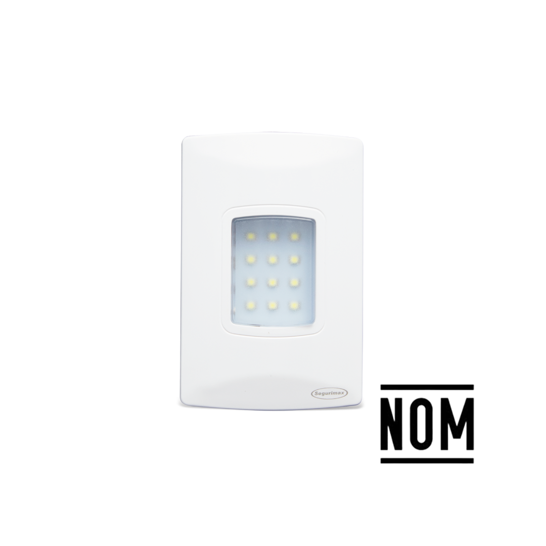 ILUMINAÇÃO DE EMERGÊNCIA EMBUTIDA DE 100 LÚMENS