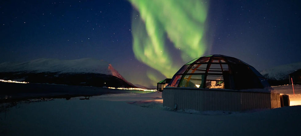 Glass igloo