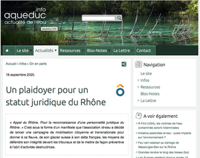 aqueduc.info présente l'Appel du Rhône