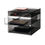 Thumbnail: Sarah Tanno x iDesign 3 Drawer Cosmetic Organizer Tall Smoke/Matte Black