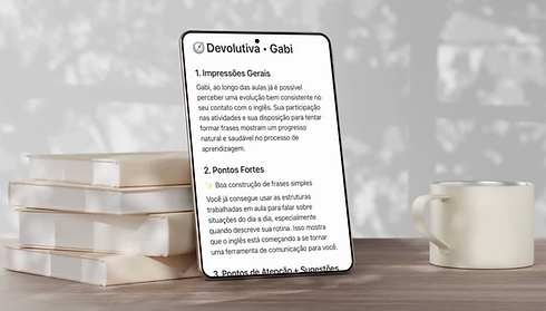Relatórios do seu progresso nas turmas e Study Planner Guia