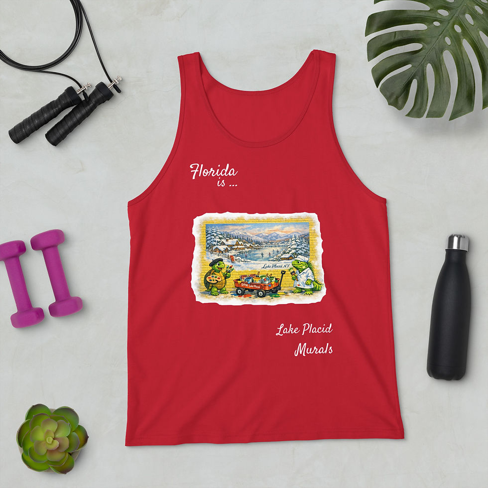 Thumbnail: tank top lake placid mural