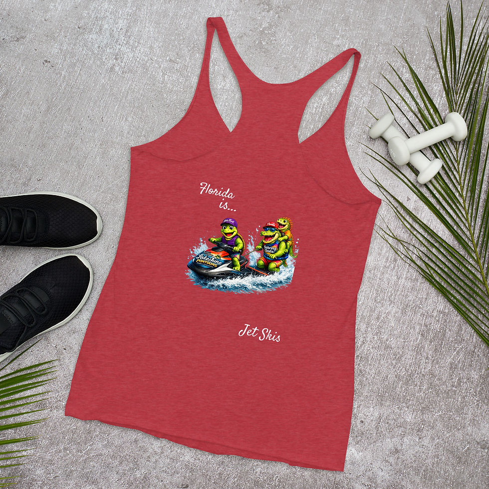 Thumbnail: racerback tank Lake June Pontoon