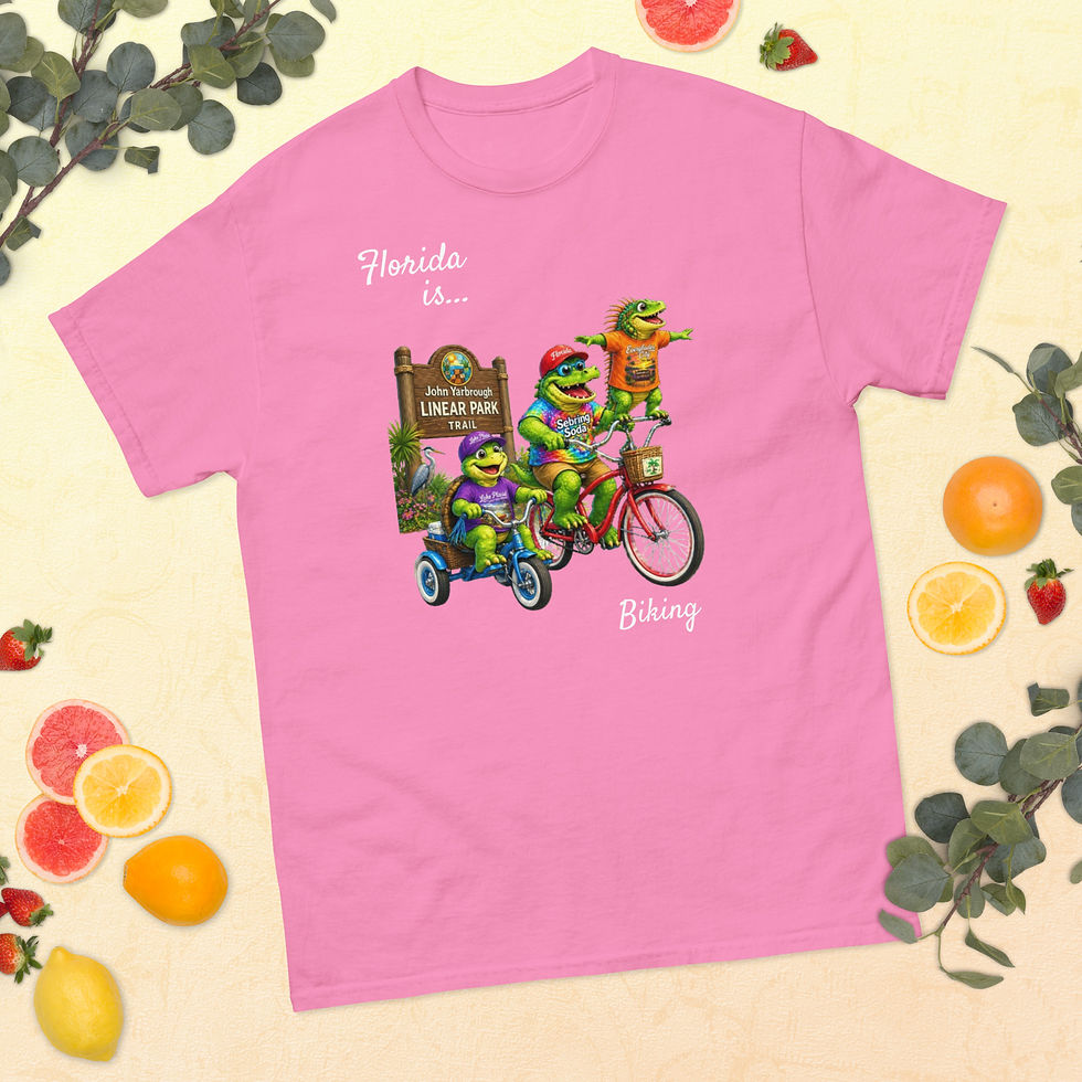 Thumbnail: tee shirt biking at john