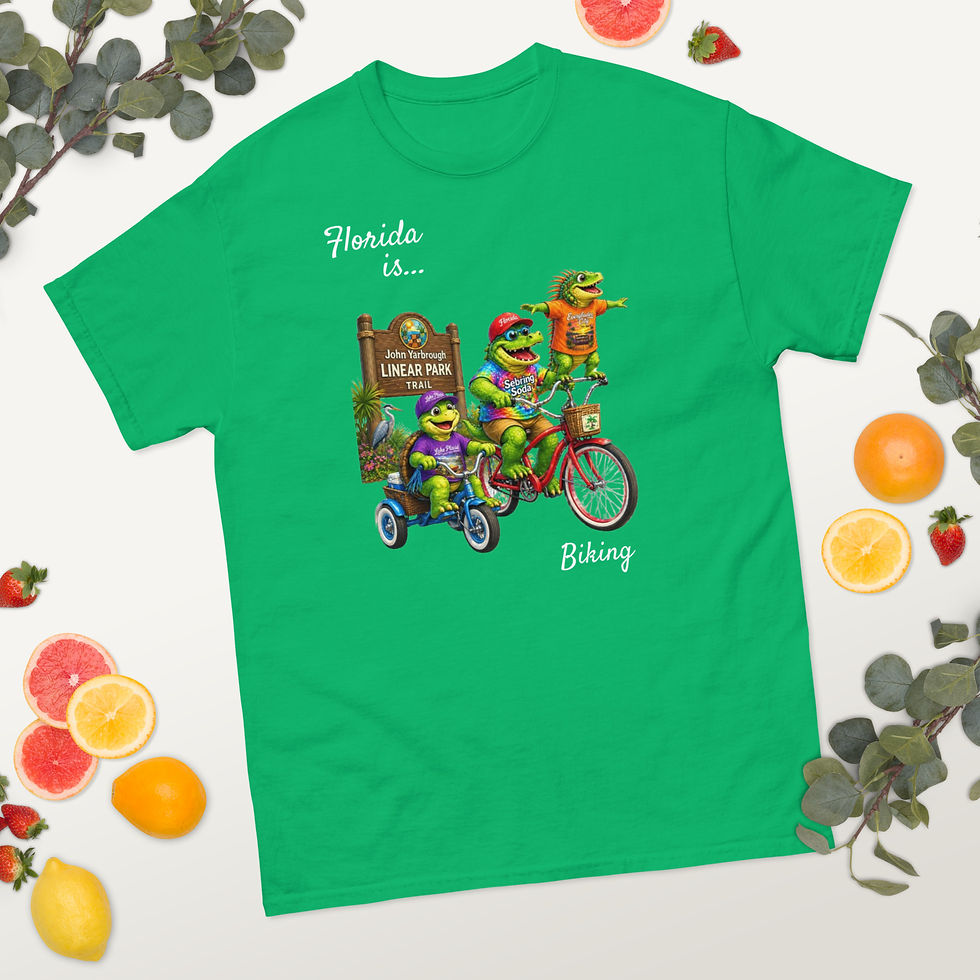 Thumbnail: tee shirt biking at john