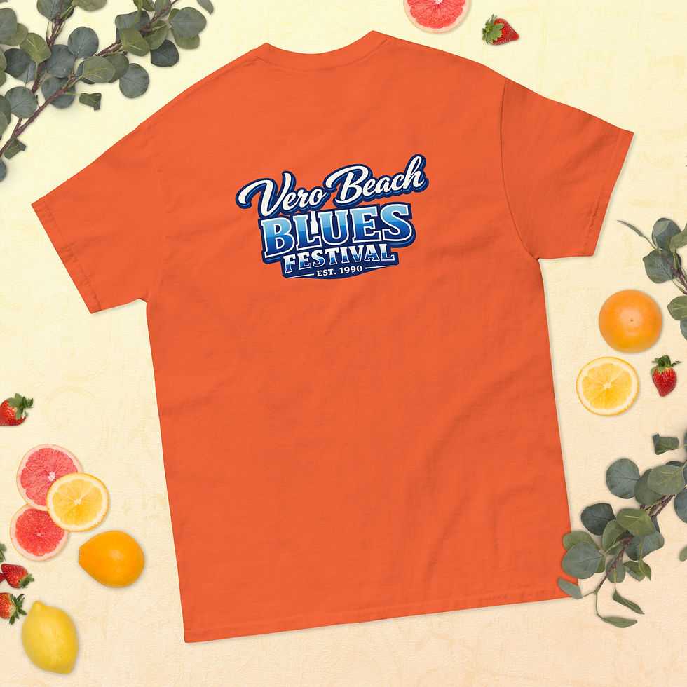 Thumbnail: 2 side tee shirt vero beach blues