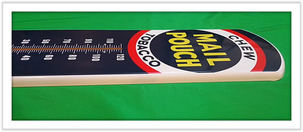 Thumbnail: Vintage MAIL POUCH "Chew Tobacco" Thermometer
