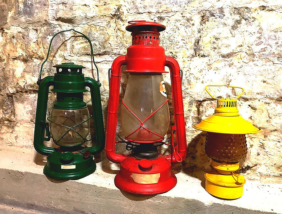 Thumbnail: Vintage Early 19th Century Railroad Lanterns- Set of 3