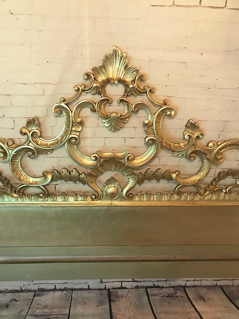 Thumbnail: Rococo Gold King Headboard 