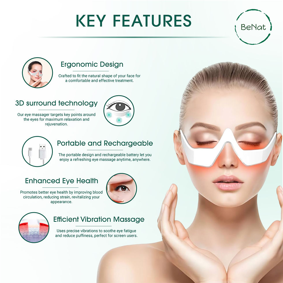 Thumbnail: Under-Eye Red Light Therapy Skin Rejuvenation and Relaxation Massager