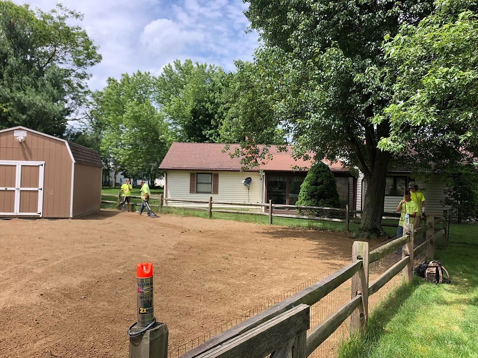 Leveling with Topsoil