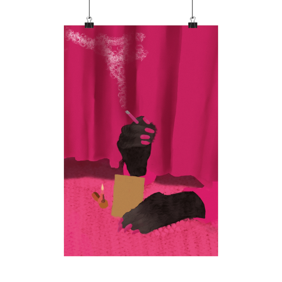 Smoke Beast Art Print