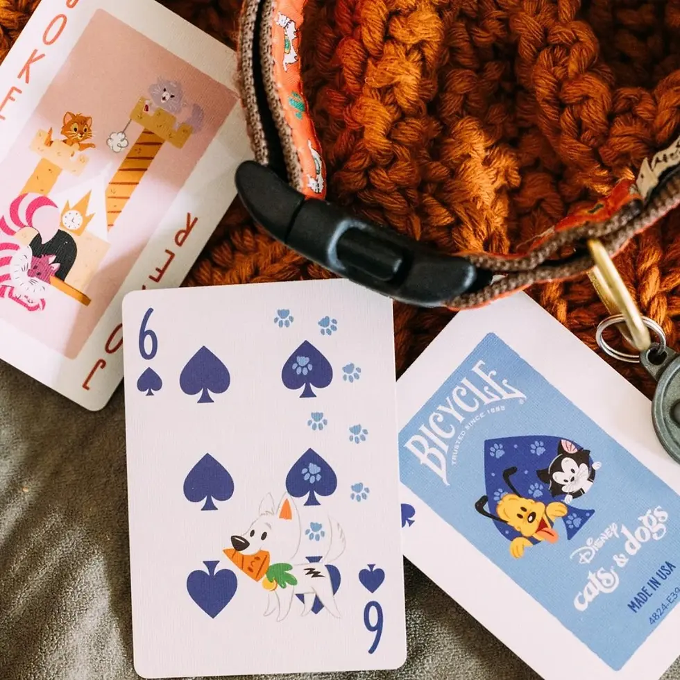 Thumbnail: Disney Cats and Dogs Inspired Playing Cards