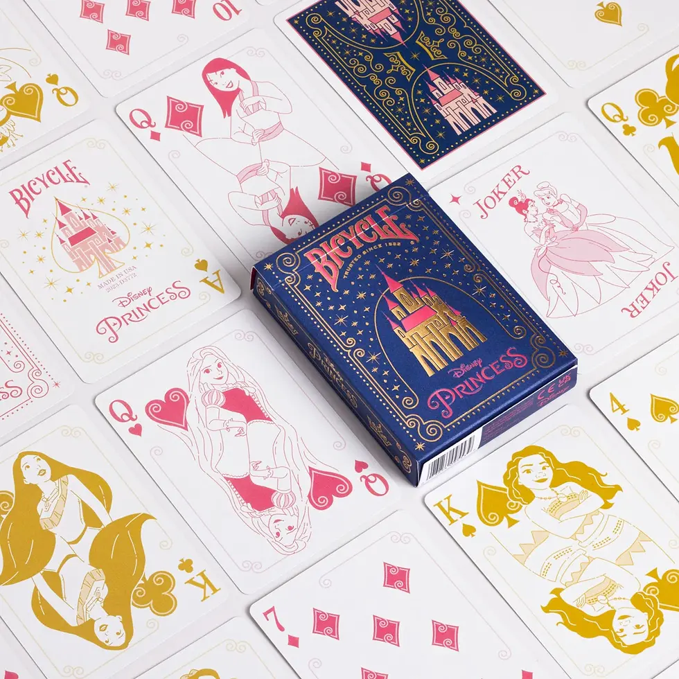 Thumbnail: Disney Princess Inspired Playing Cards, Navy