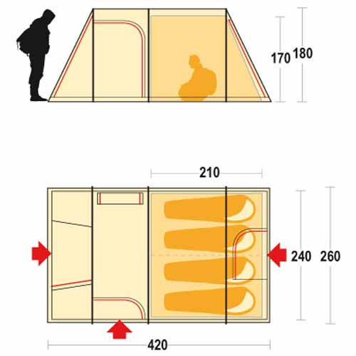 Thumbnail: палатка Ferrino PROXES 4