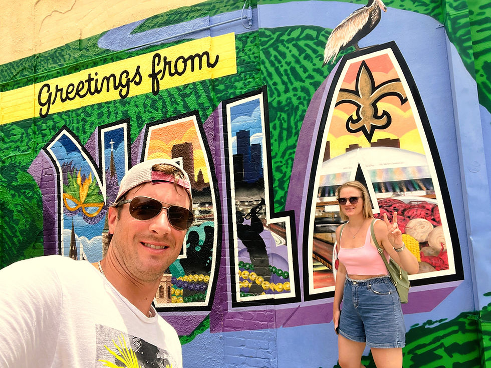 Beautiful mural in New Orleans, LA