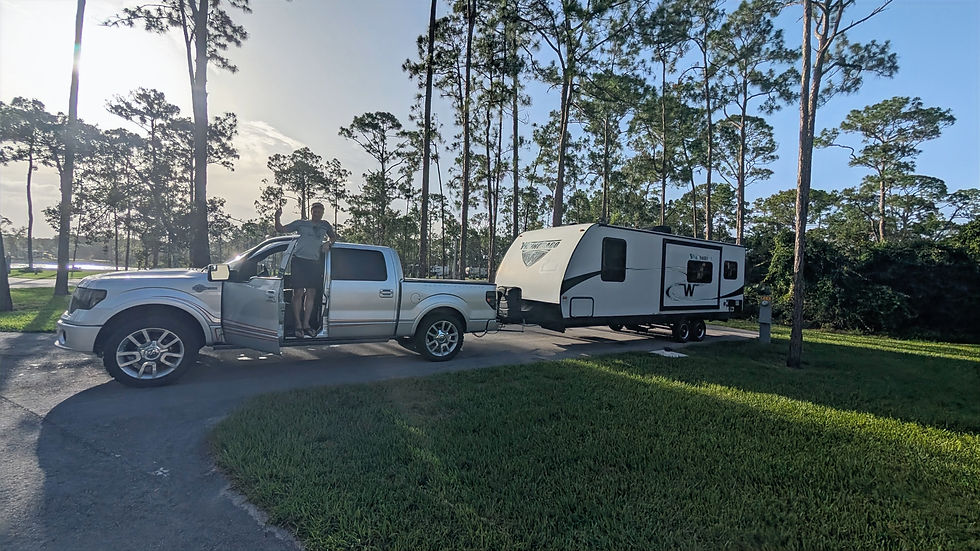 Our first ever campground in the USA