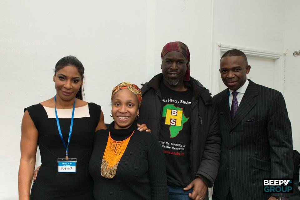 Pamela with other speakers at a BEEP Gro