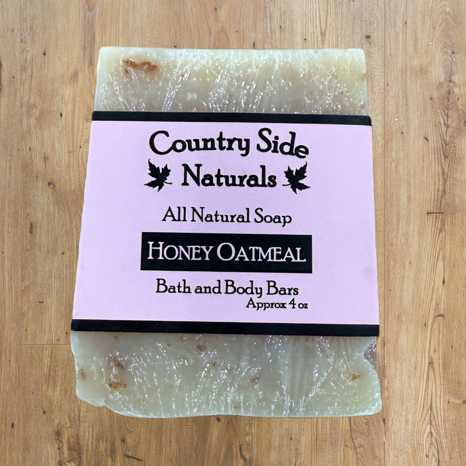 Country Side Naturals Honey Oatmeal All Natural Soap bar