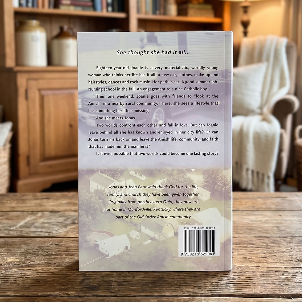 Back cover of A Bridge Between Two Worlds by Elizabeth Joan Farmwald.