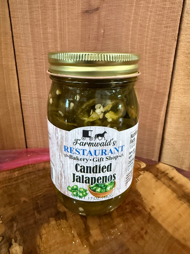 Candied Jalapeños (170z) | FARMWALDS